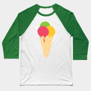 Ice Cream Cone Baseball T-Shirt